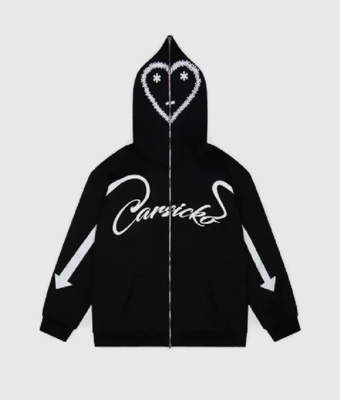 Carsicko-Love-Spread-Full-Zip-Hoodie-BLACK