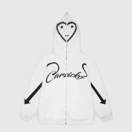 Carsicko-Love-Spread-Full-Zip-Hoodie-White