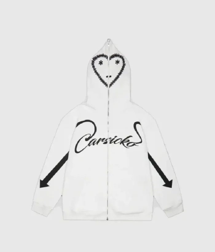 Carsicko-Love-Spread-Full-Zip-Hoodie-White