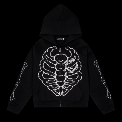 Zip-up-Black-Carsicko-Skelly-Hoodie-Carsicko